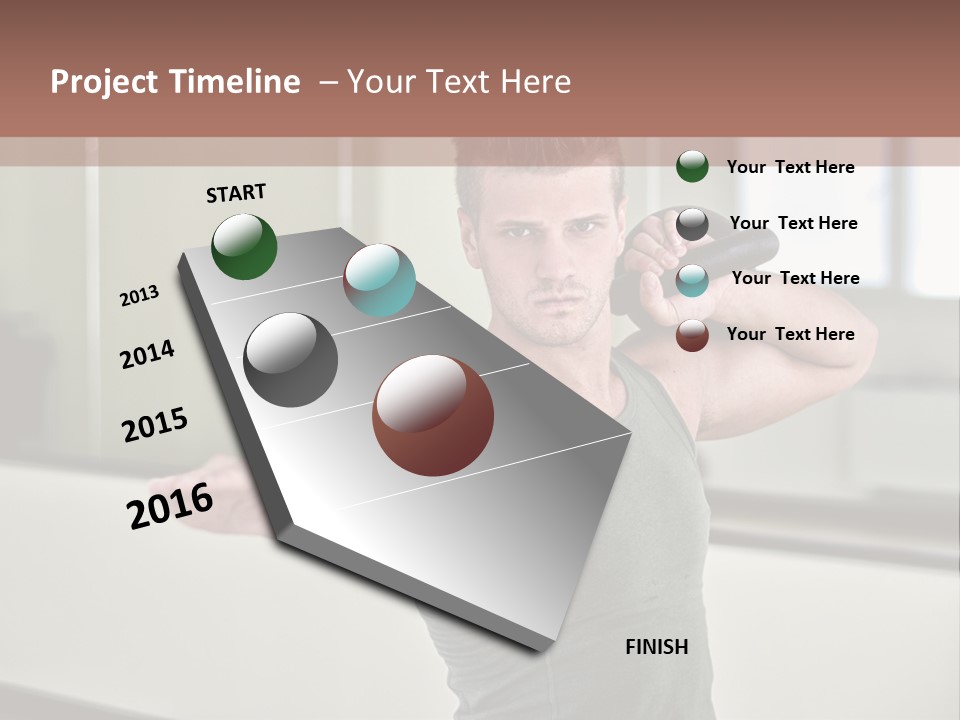 Club Bell Fitness PowerPoint Template