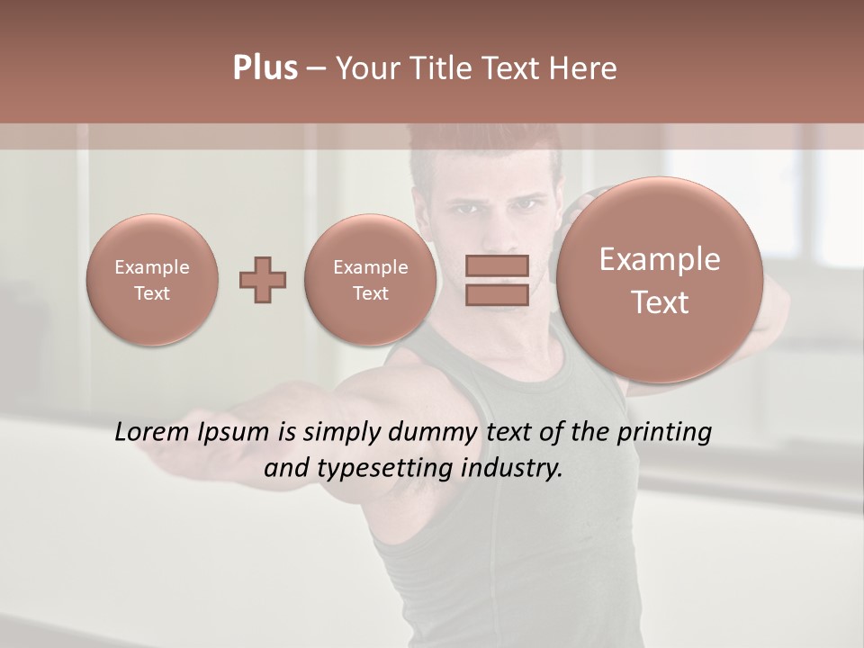 Club Bell Fitness PowerPoint Template