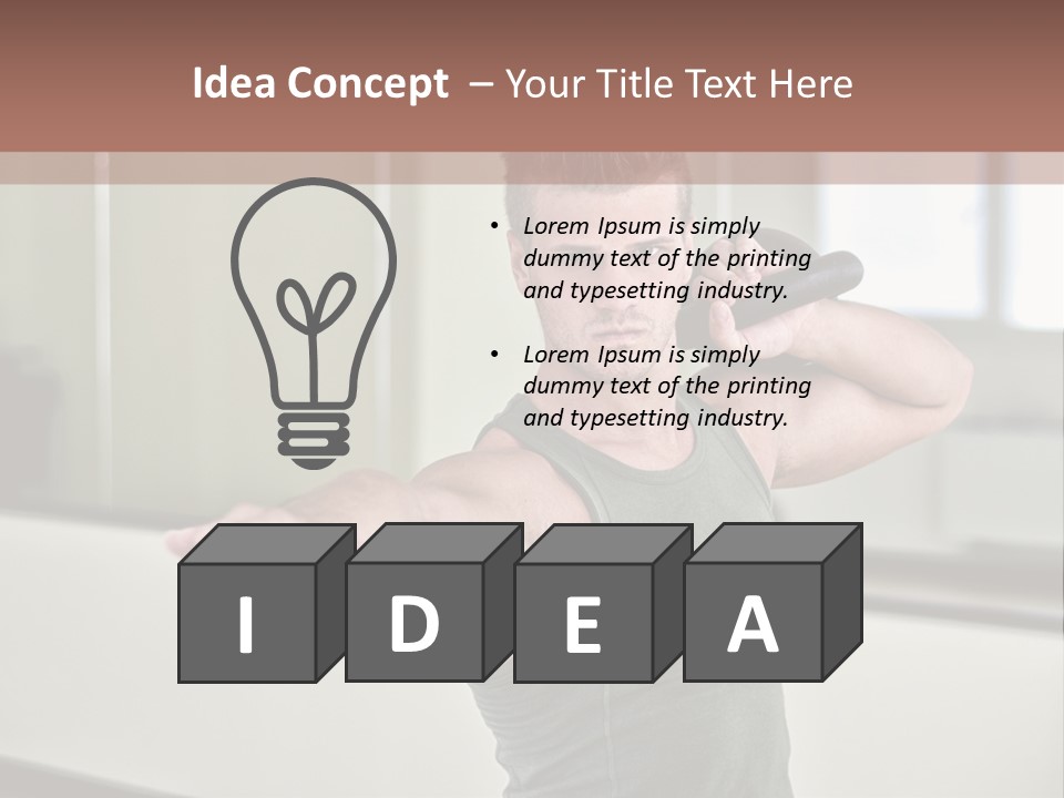 Club Bell Fitness PowerPoint Template