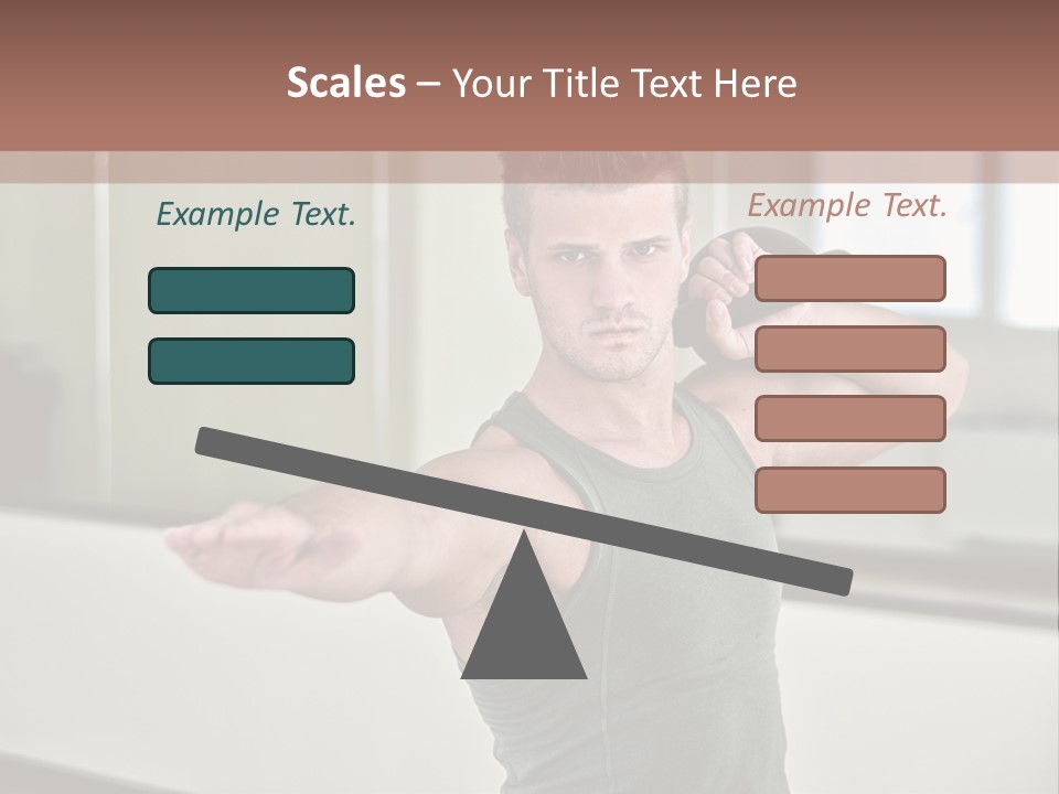 Club Bell Fitness PowerPoint Template