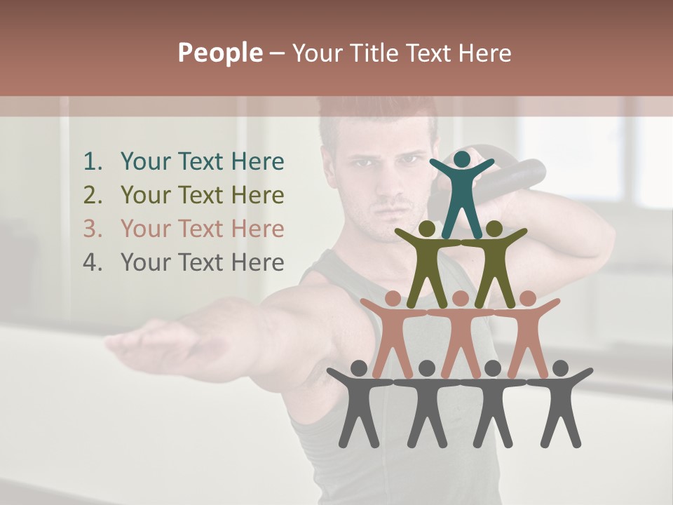 Club Bell Fitness PowerPoint Template