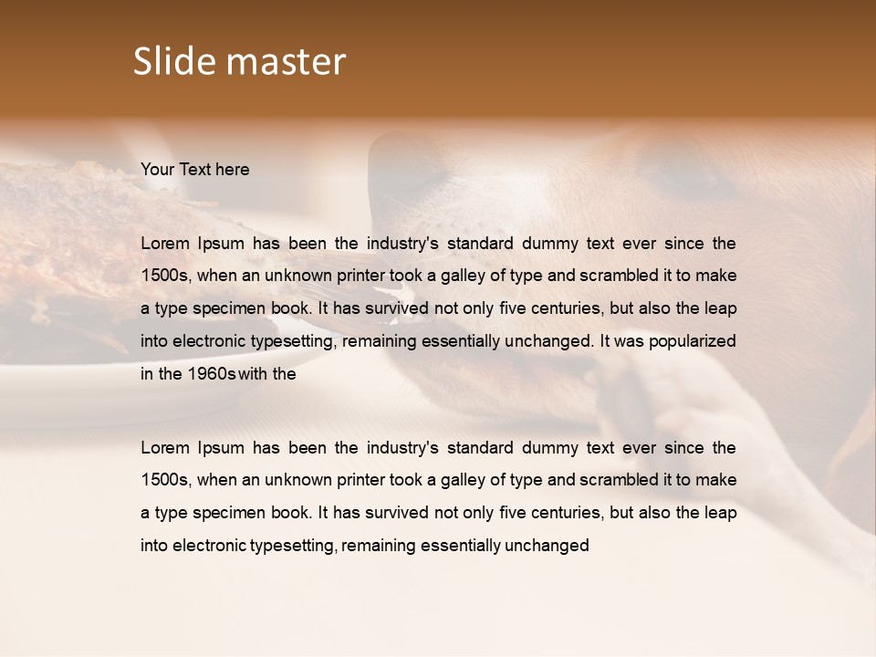 Fish Beagle Puppy PowerPoint Template