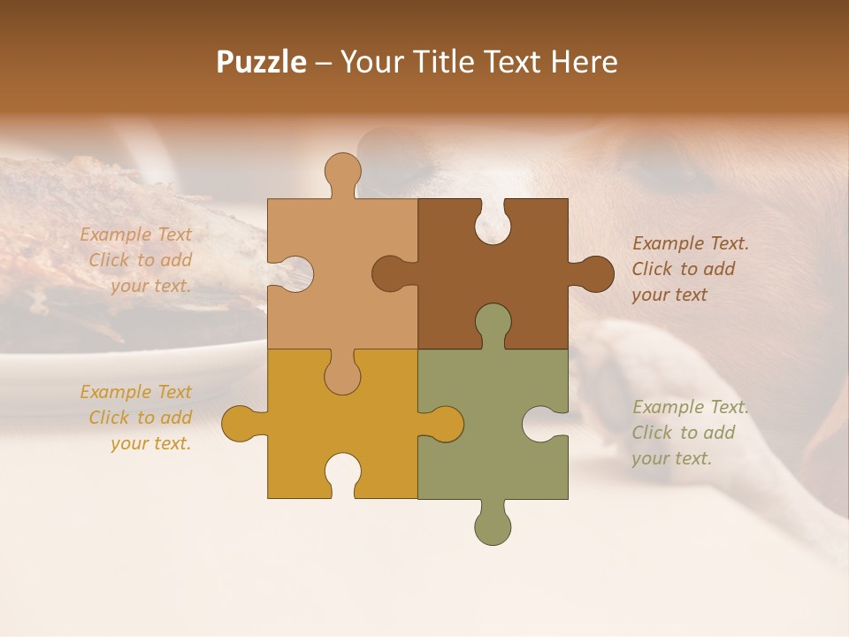 Fish Beagle Puppy PowerPoint Template