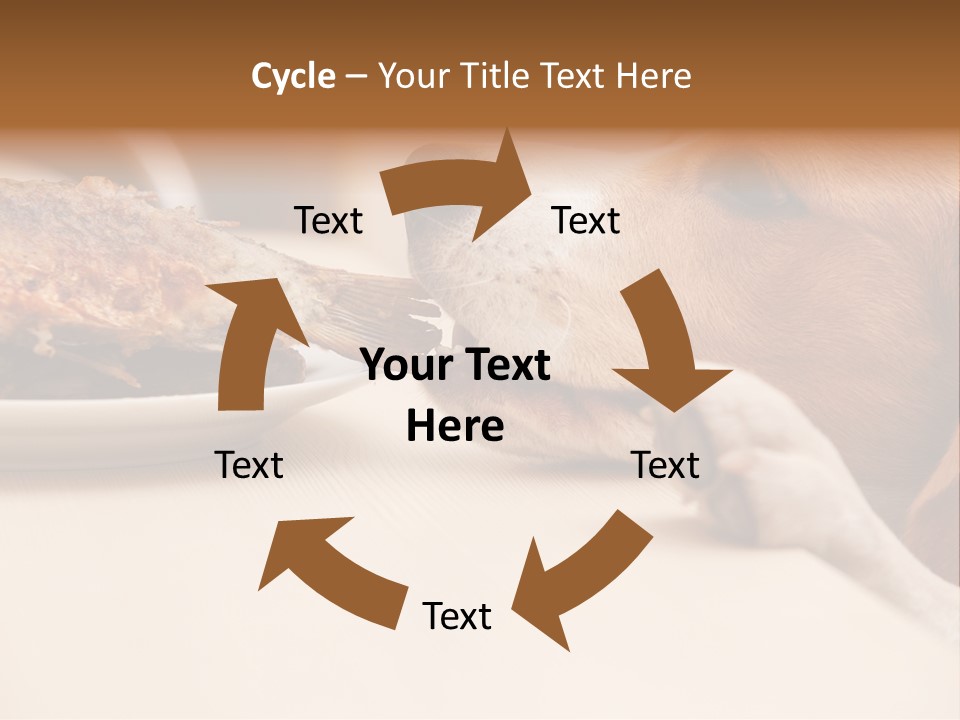 Fish Beagle Puppy PowerPoint Template