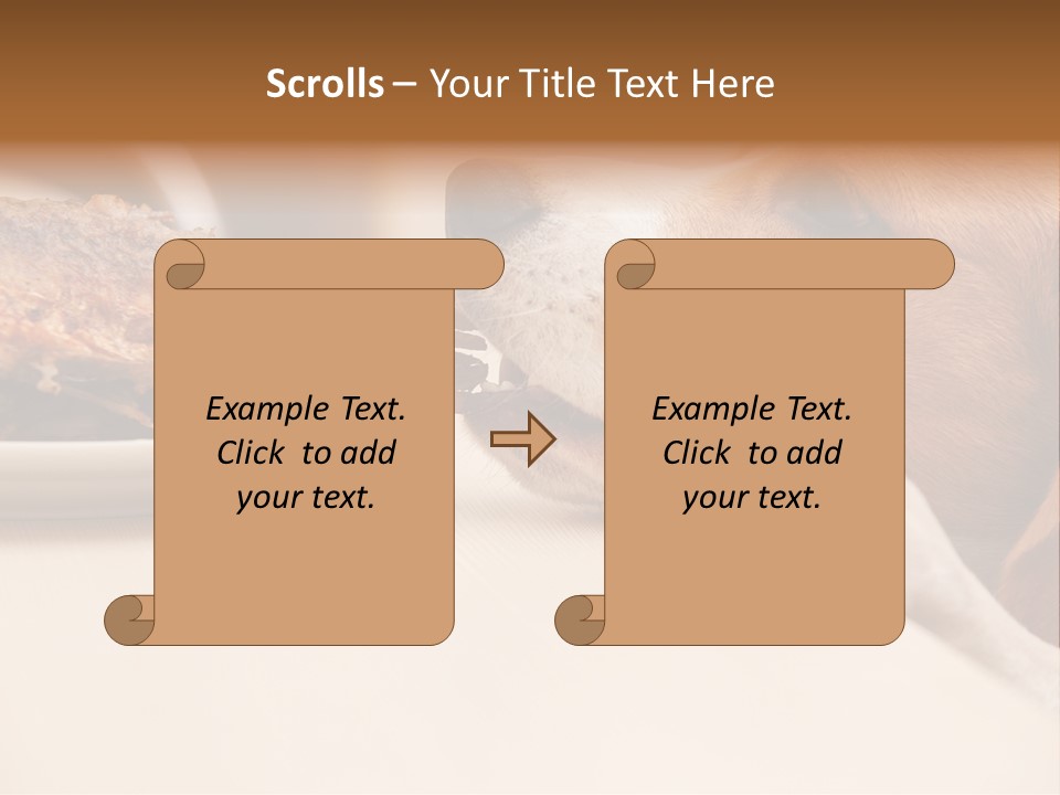 Fish Beagle Puppy PowerPoint Template