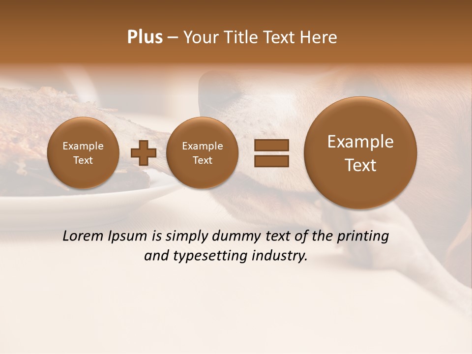 Fish Beagle Puppy PowerPoint Template