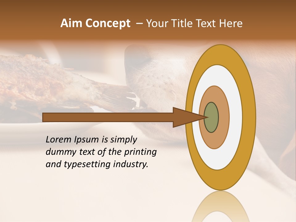 Fish Beagle Puppy PowerPoint Template