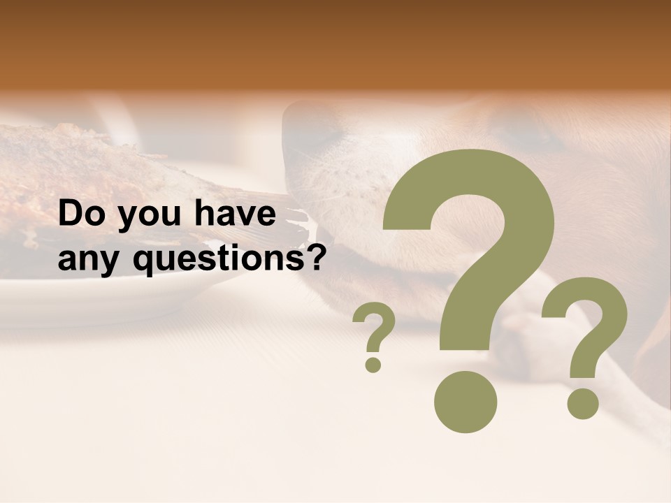 Fish Beagle Puppy PowerPoint Template