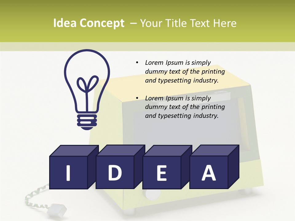 Rafter Place Shadows PowerPoint Template