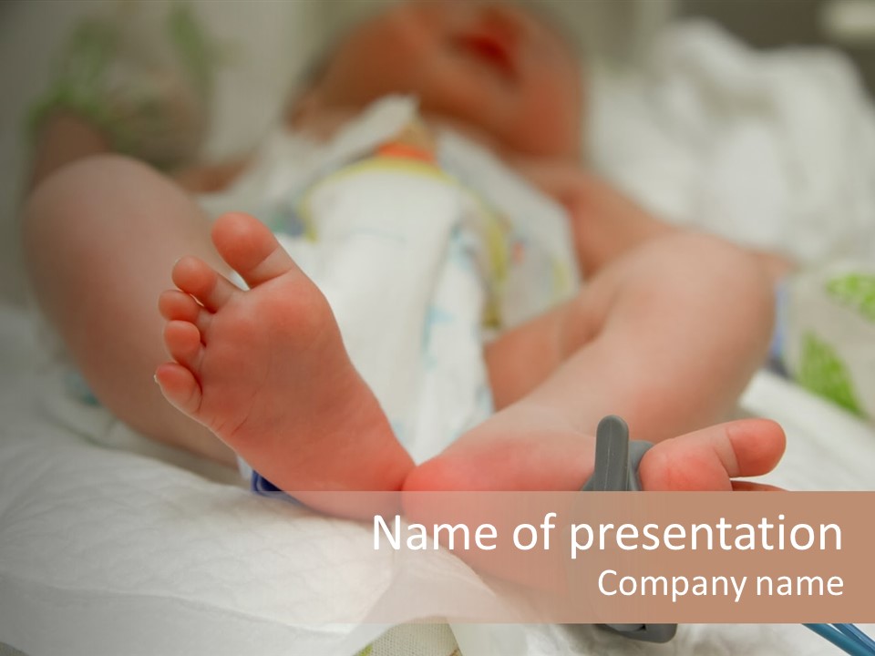 Health Care Electronic Birth PowerPoint Template