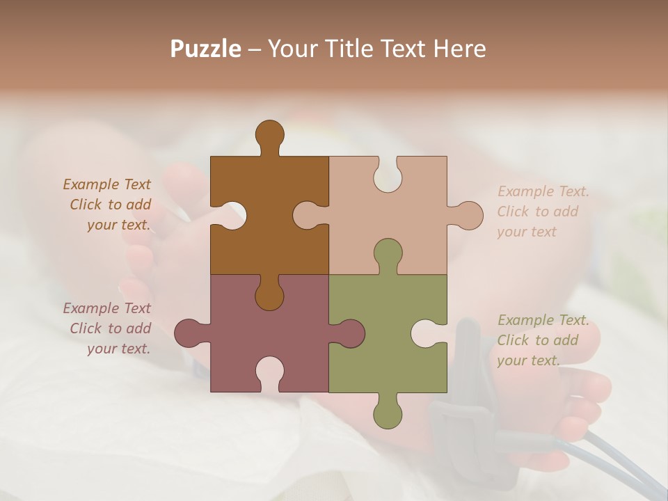 Health Care Electronic Birth PowerPoint Template