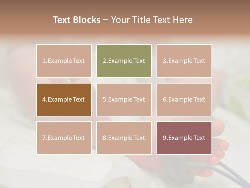 Health Care Electronic Birth PowerPoint Template