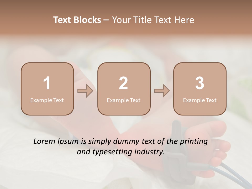 Health Care Electronic Birth PowerPoint Template