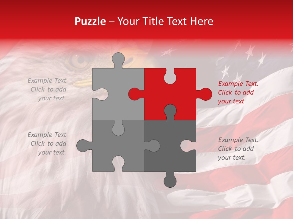 Powerful Patriotism Usa PowerPoint Template