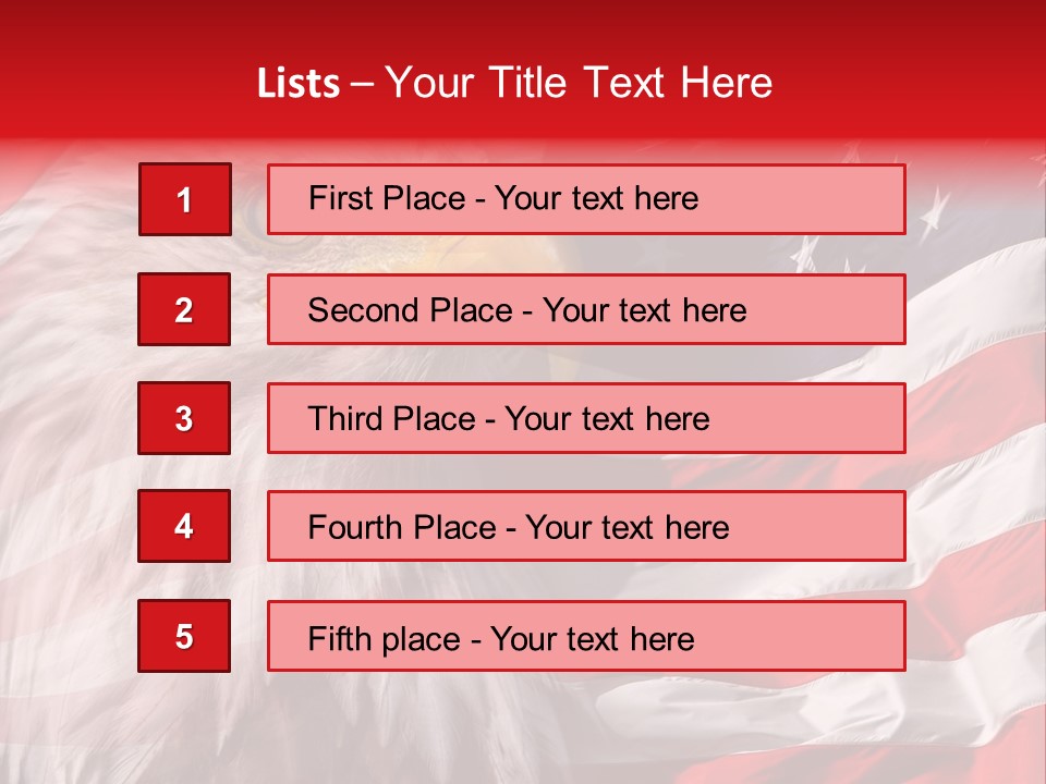 Powerful Patriotism Usa PowerPoint Template