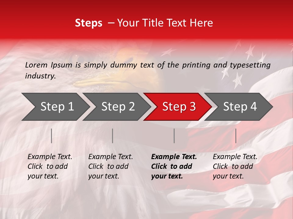 Powerful Patriotism Usa PowerPoint Template
