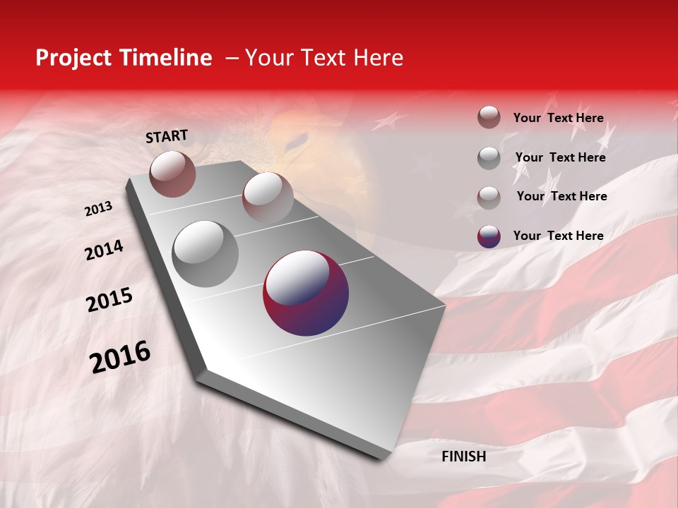 Powerful Patriotism Usa PowerPoint Template