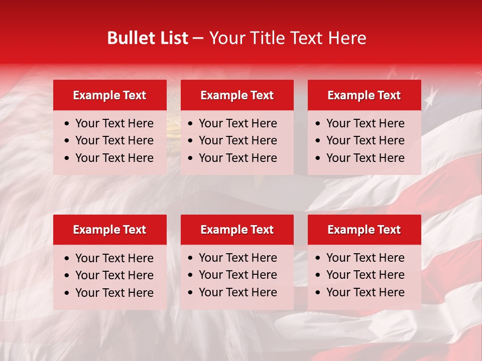 Powerful Patriotism Usa PowerPoint Template