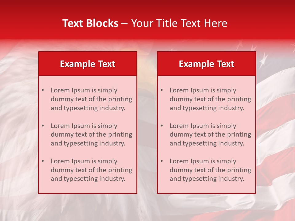 Powerful Patriotism Usa PowerPoint Template