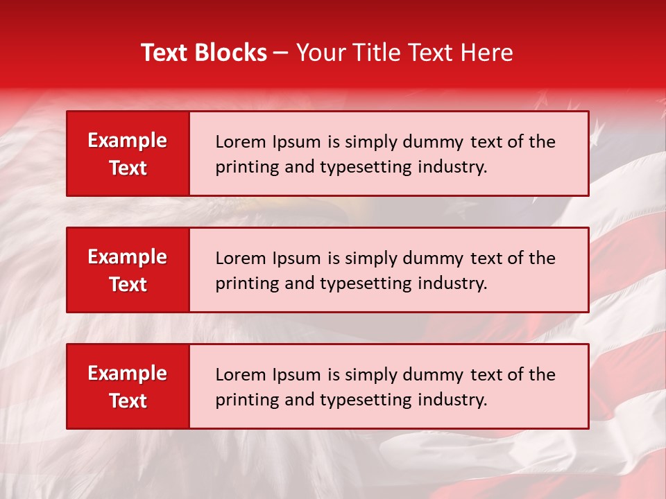Powerful Patriotism Usa PowerPoint Template
