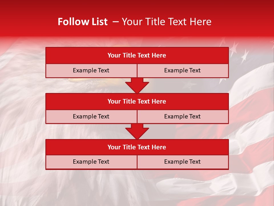 Powerful Patriotism Usa PowerPoint Template