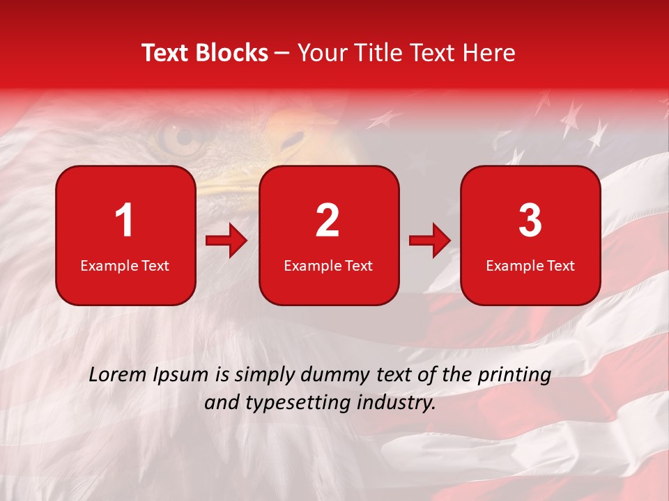 Powerful Patriotism Usa PowerPoint Template