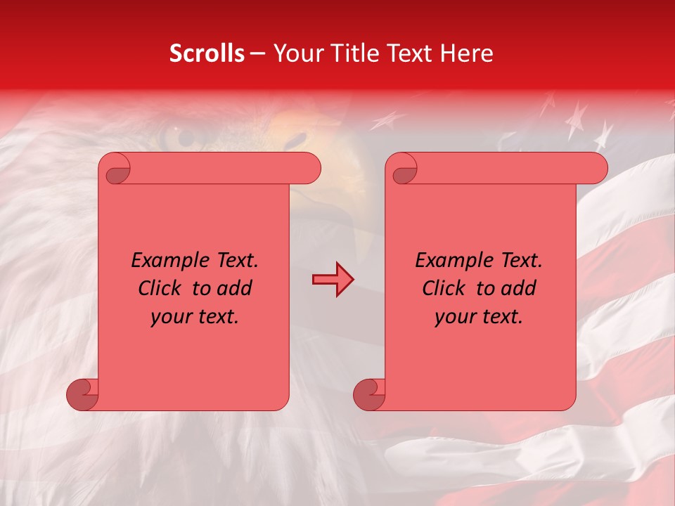 Powerful Patriotism Usa PowerPoint Template