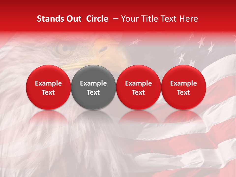 Powerful Patriotism Usa PowerPoint Template