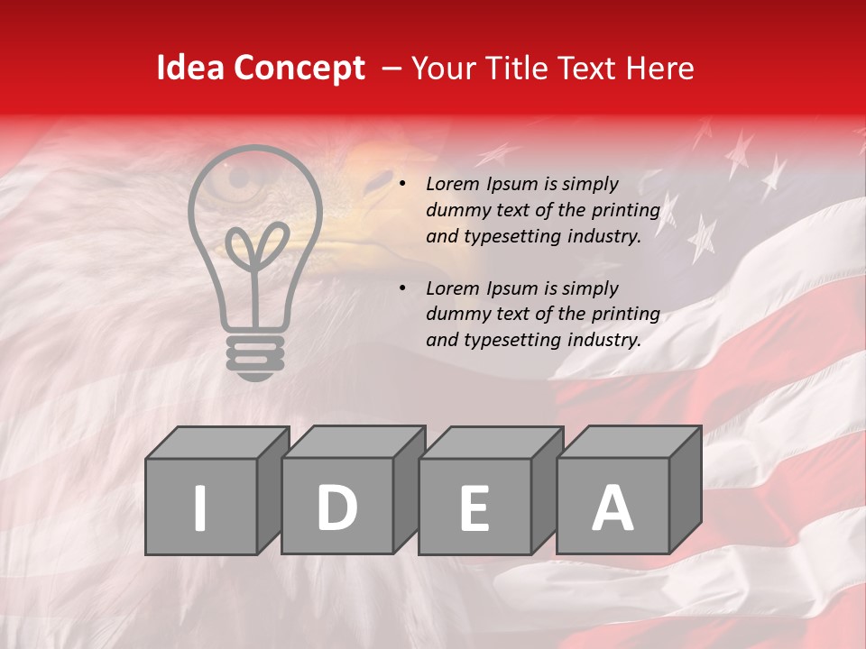 Powerful Patriotism Usa PowerPoint Template