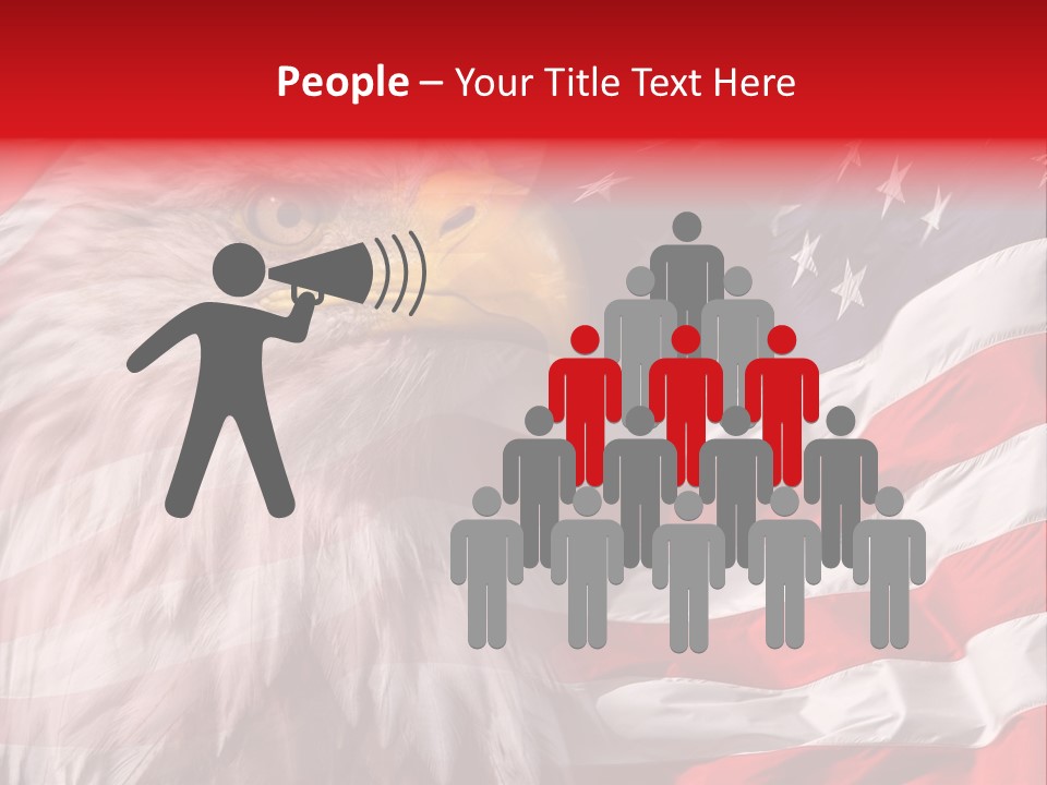 Powerful Patriotism Usa PowerPoint Template