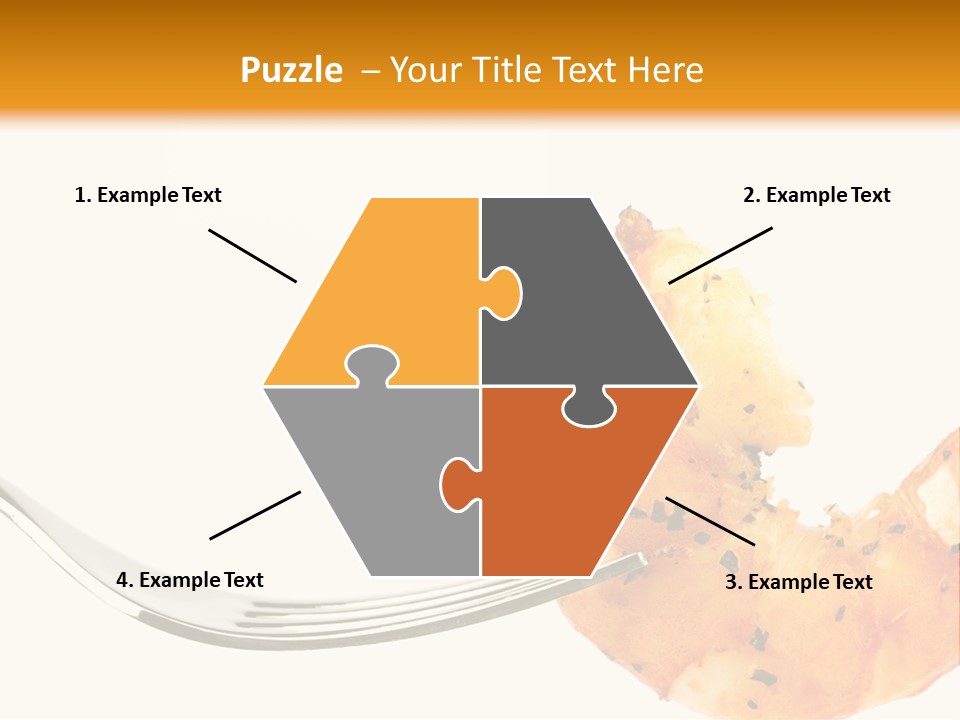 Scampi Cooking White PowerPoint Template