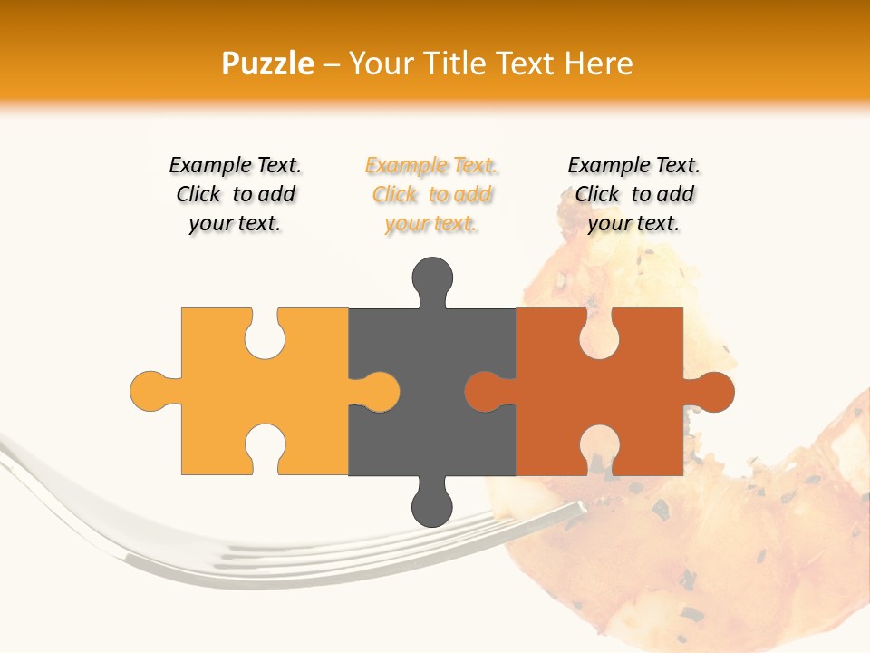 Scampi Cooking White PowerPoint Template