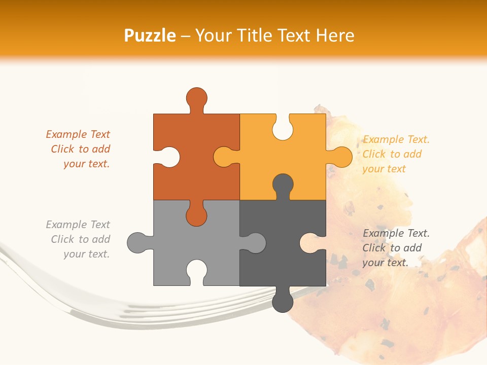 Scampi Cooking White PowerPoint Template