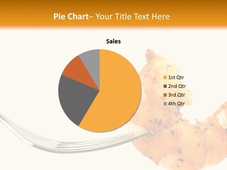 Scampi Cooking White PowerPoint Template