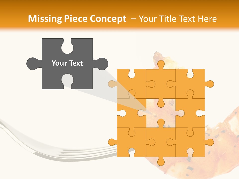 Scampi Cooking White PowerPoint Template