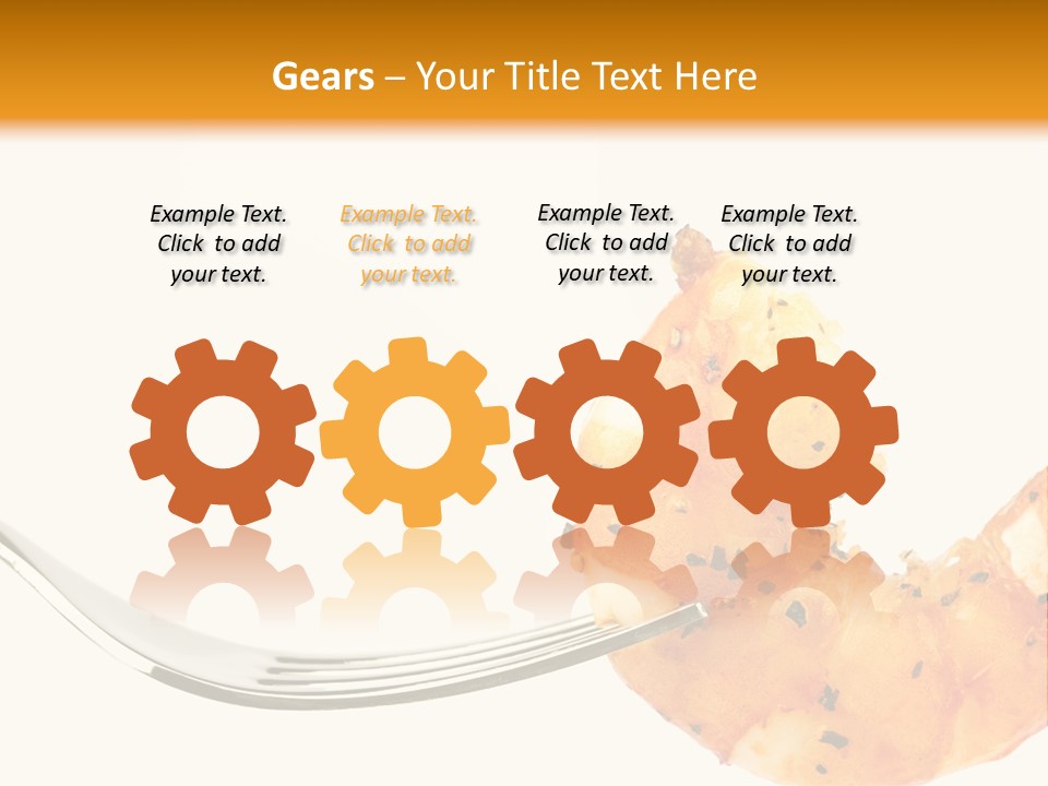 Scampi Cooking White PowerPoint Template