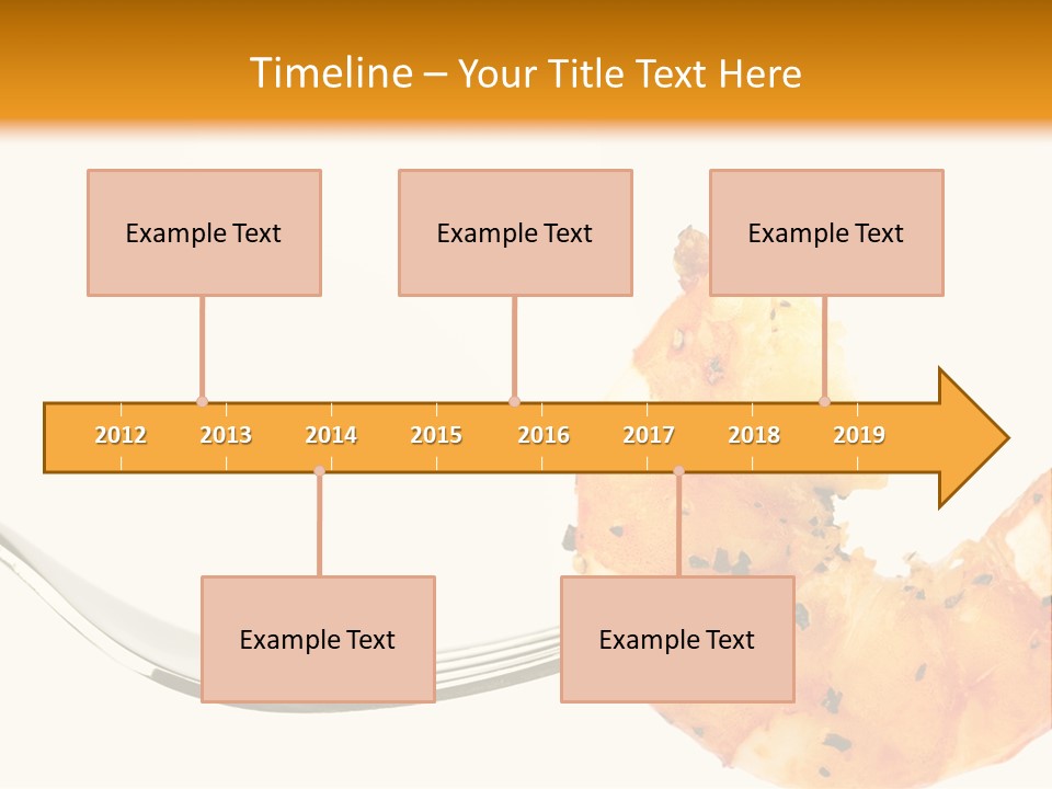 Scampi Cooking White PowerPoint Template