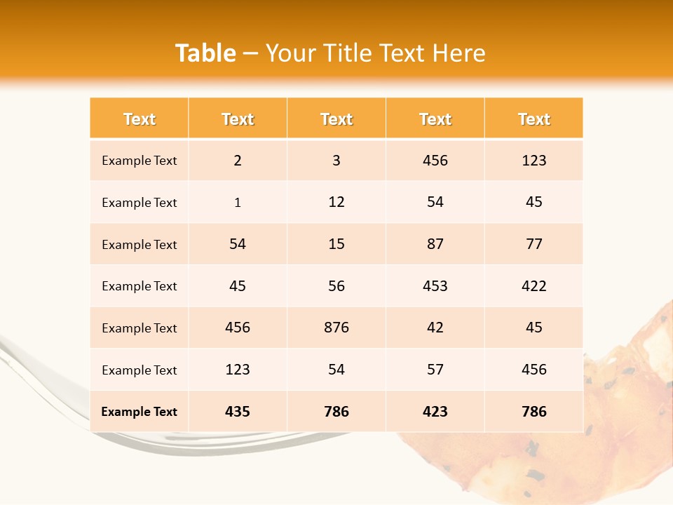 Scampi Cooking White PowerPoint Template