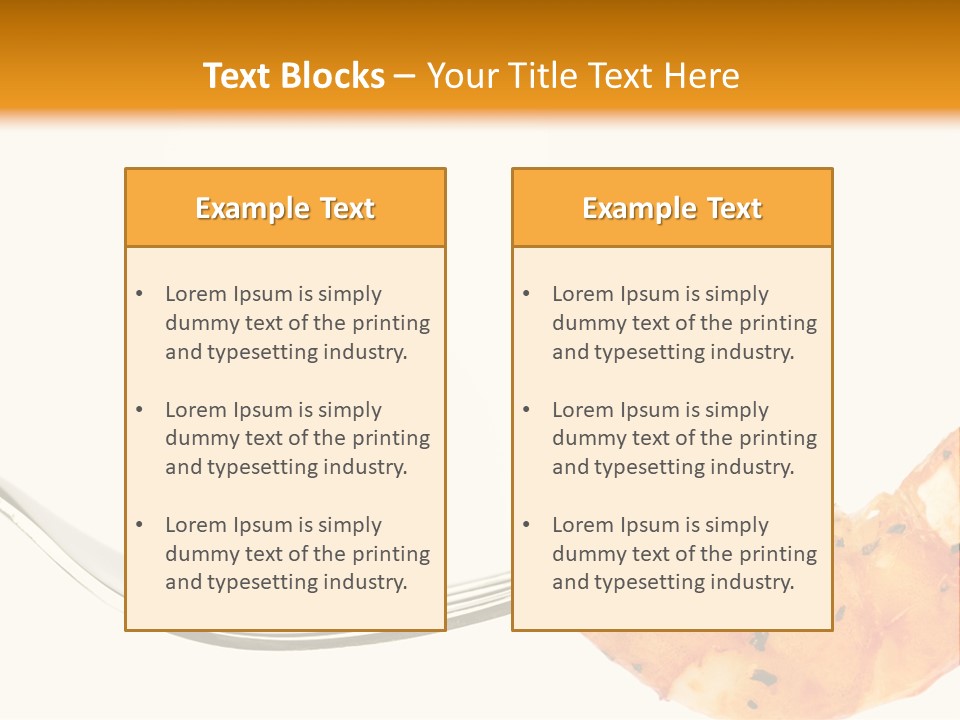 Scampi Cooking White PowerPoint Template