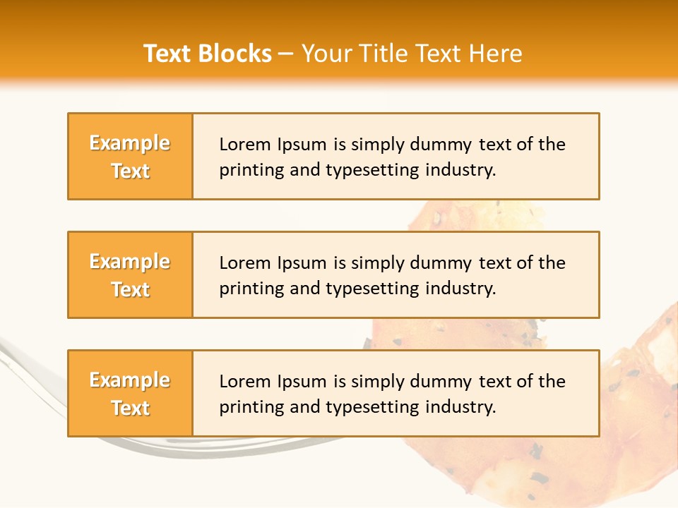 Scampi Cooking White PowerPoint Template