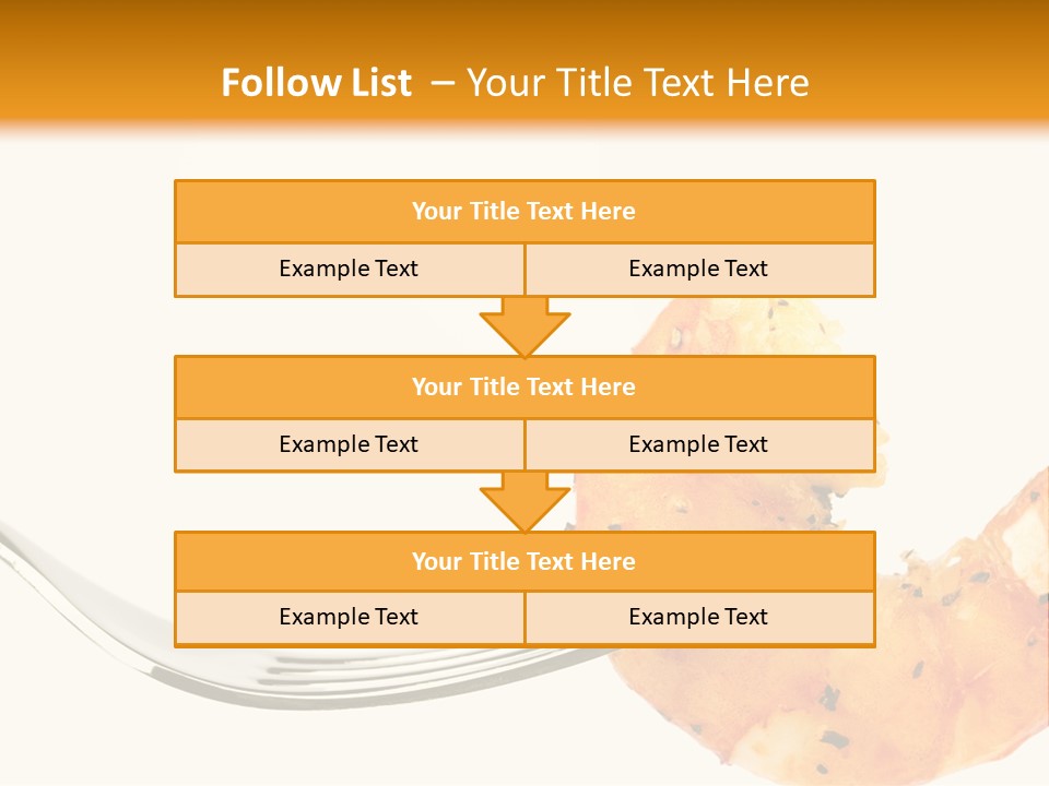 Scampi Cooking White PowerPoint Template