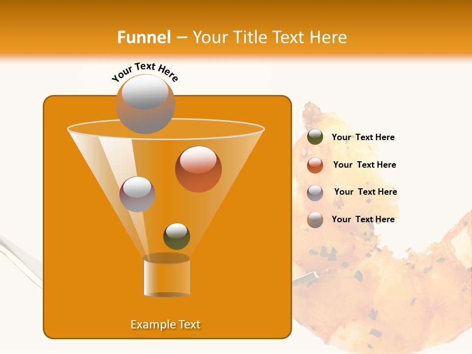 Scampi Cooking White PowerPoint Template