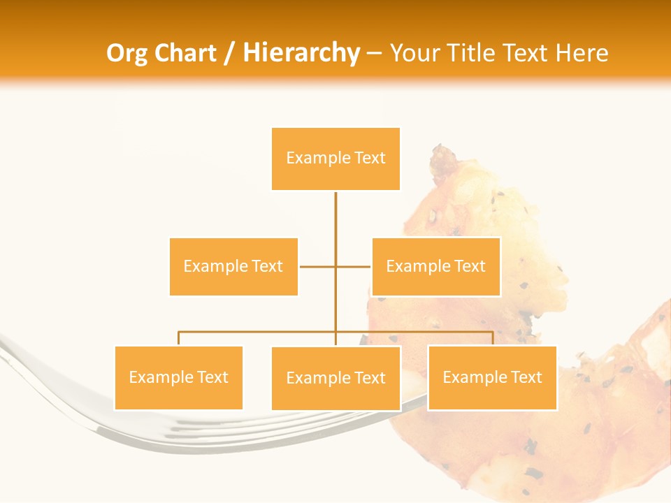 Scampi Cooking White PowerPoint Template