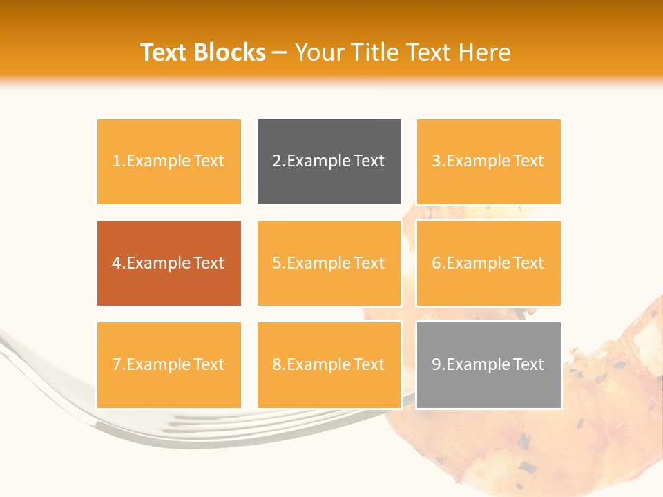 Scampi Cooking White PowerPoint Template