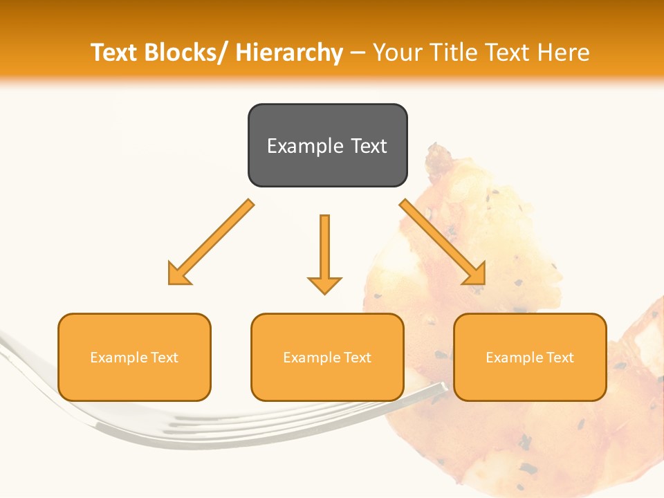 Scampi Cooking White PowerPoint Template