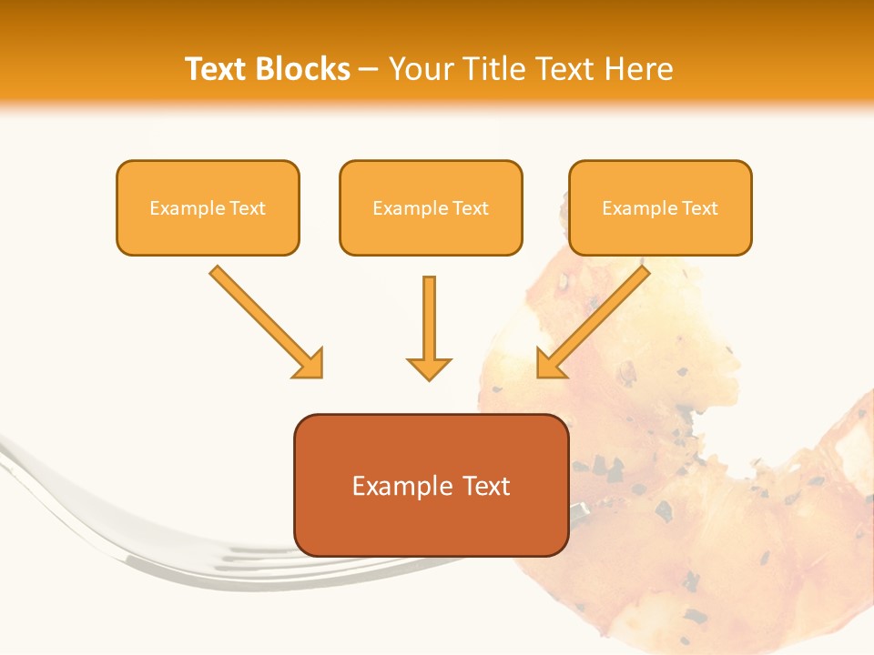 Scampi Cooking White PowerPoint Template