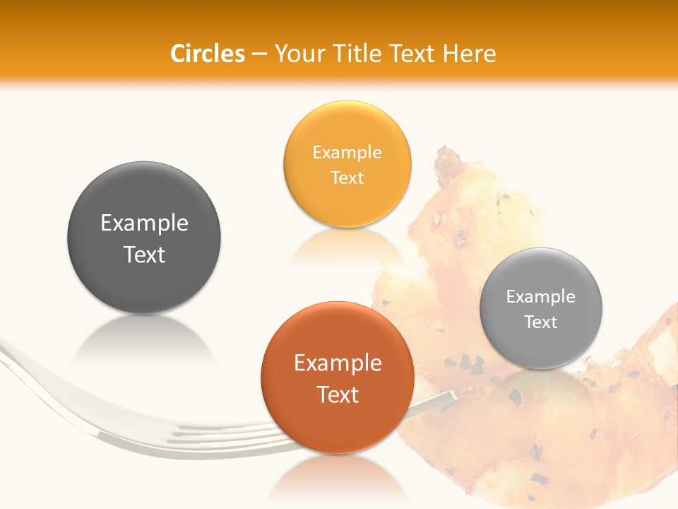 Scampi Cooking White PowerPoint Template