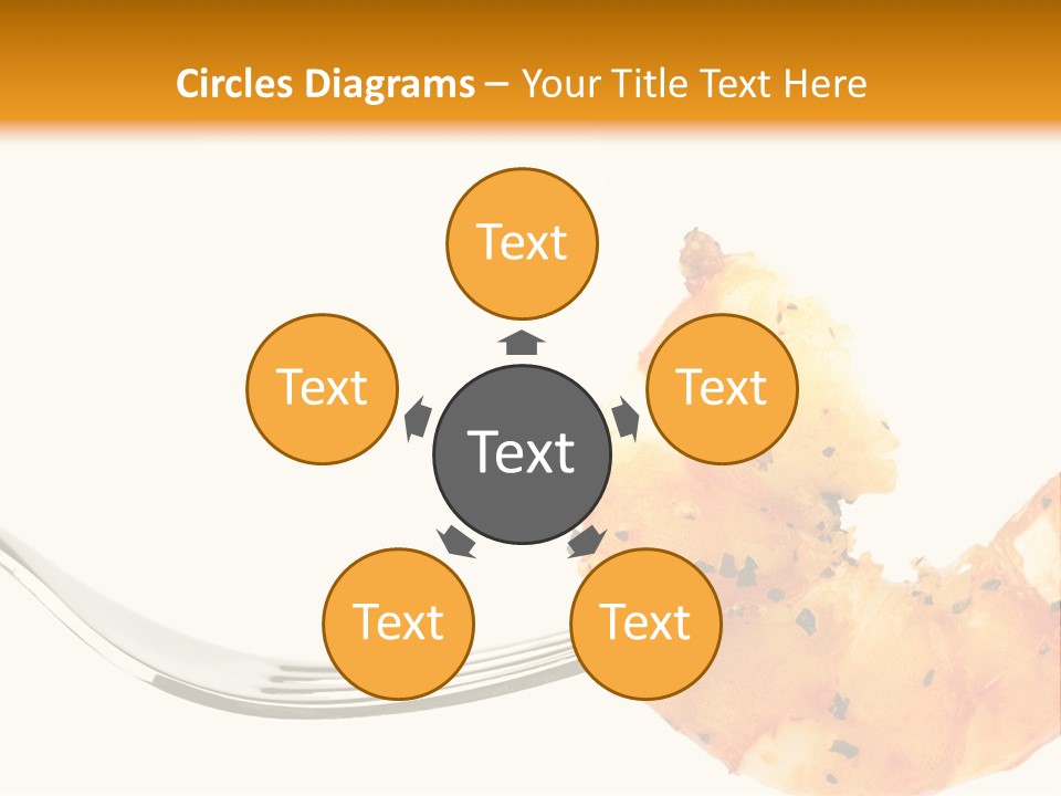 Scampi Cooking White PowerPoint Template