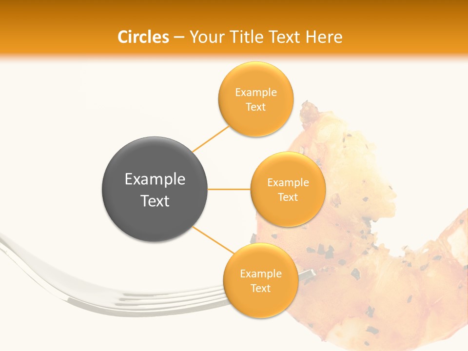 Scampi Cooking White PowerPoint Template