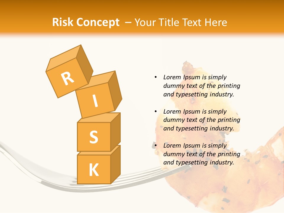 Scampi Cooking White PowerPoint Template